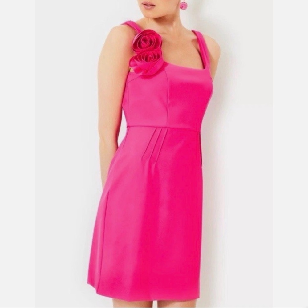 Lilly Pulitzer Pink Dress with Floral Detail